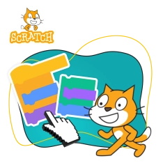 Scratch. Продвинутый уровень – создаём игры, как маленькие разработчики! - КИБЕРшкола программирования для детей, компьютерные курсы для школьников, начинающих и подростков - KIBERone г. Боровичи