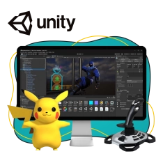 Мир игр на Unity 2D на популярном движке + AI-помощники - КИБЕРшкола программирования для детей, компьютерные курсы для школьников, начинающих и подростков - KIBERone г. Боровичи