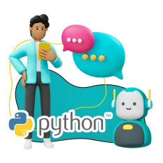 Умный чат-бот на Python на Telegram - КИБЕРшкола программирования для детей, компьютерные курсы для школьников, начинающих и подростков - KIBERone г. Боровичи