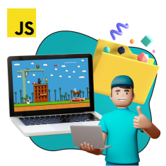 Программирование на JavaScript. Учимся создавать игры! - КИБЕРшкола программирования для детей, компьютерные курсы для школьников, начинающих и подростков - KIBERone г. Боровичи